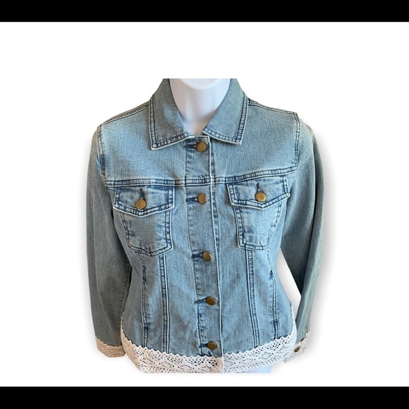Twiggy London Jean Jacket Sz XS - Picture 5 of 7